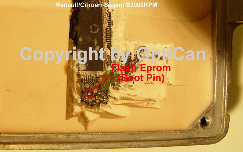 Sagem 2000 (Renault) pinout diagram 2